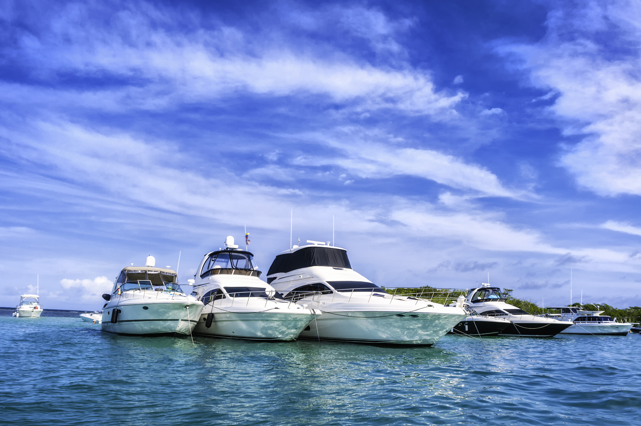 Barcos ancorados