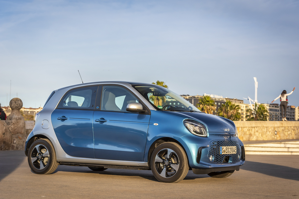 Smart forfour carro elétrico