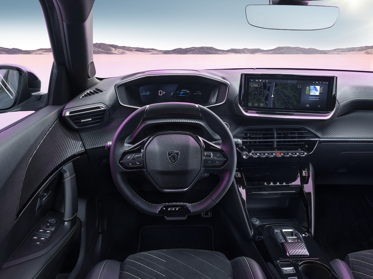 Peugeot e 2008 interior