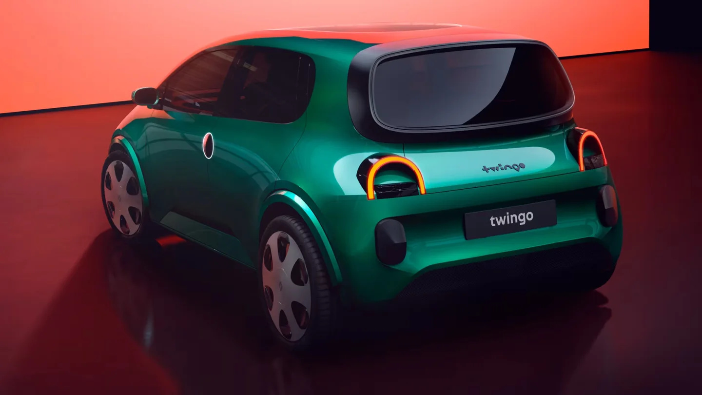 Novo Twingo Elétrico traseira