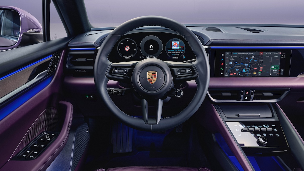 Porsche Macan Electric interior